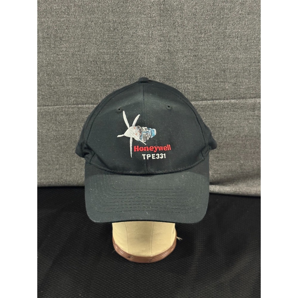 Port & Company Honeywell TPE331 Baseball Cap Men's One Size Black Cotton Hat